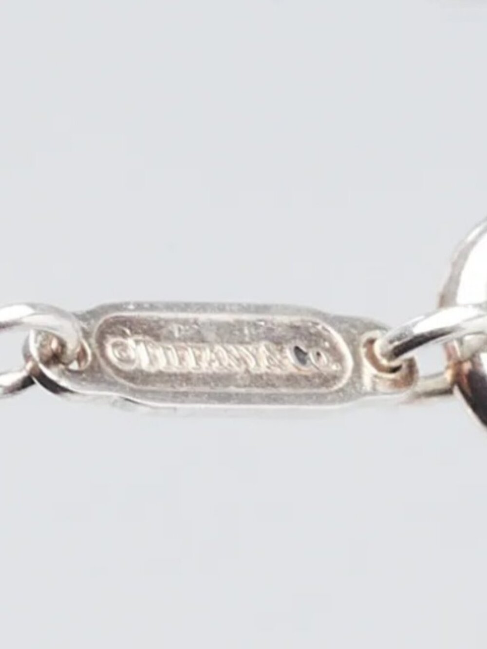 Tiffany & Co. Sterling Silver Mini Heart Key Pendant Necklace, EUC - Picture 8 of 8